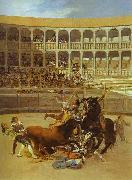 Francisco Jose de Goya Death of Picador Sweden oil painting artist